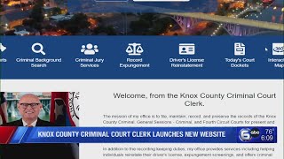 Knox County Criminal Court Clerk launches new website