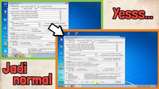 Solusi jendela aplikasi terpotong dan tombol bagian bawah tidak terlihat di netbook windows 7 screenshot 5