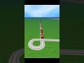 Extreme Dangerous Railroad Layout 😱 Indian Train Simulator #Shorts