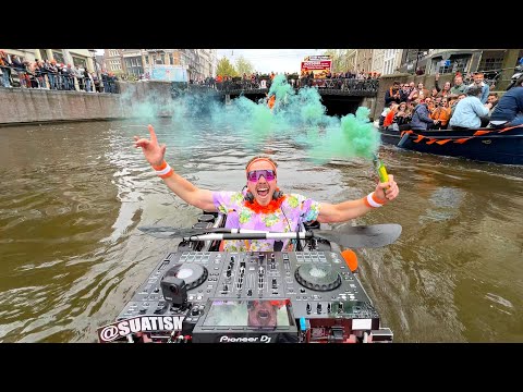 Chaotic DJ Set on a Kayak in Amsterdam