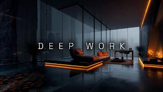 Chill Ambient Deep Work Music ~ Focus &amp; Concentration in a Modern Penthouse Office Environment