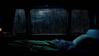 Gentle Rain at Night — Fall Asleep Fast Under a Cozy Rainy Sky