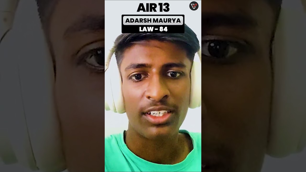 AIR 13 Adarsh Maurya Ka Guri Sir Ke Liye 💖 Se Message 🔥 