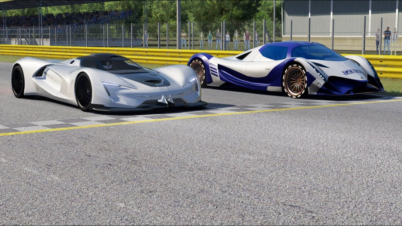 Dodge SRT Tomahawk vs Devel Sixteen at Monza Full Course