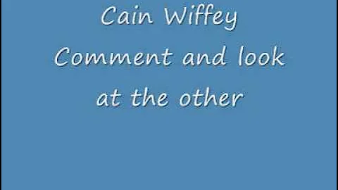 Cain Wiffey