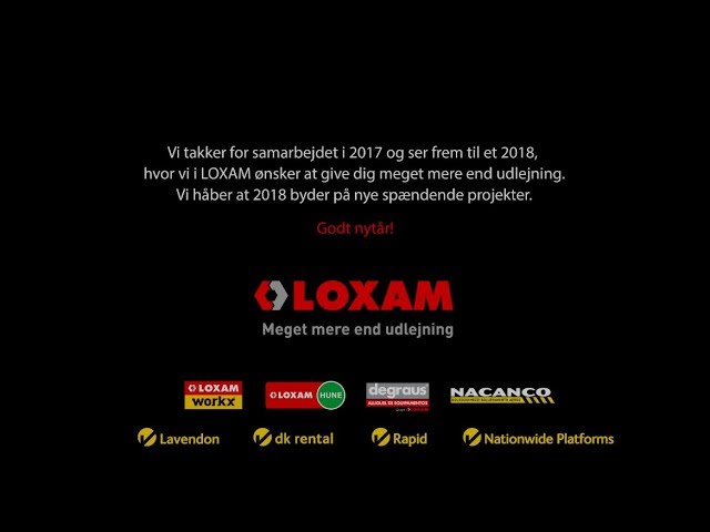 LOXAM - Godt Nytår 2018