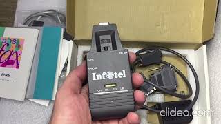 Необычный ретро внешний факс-модем EXT FAX ROCKET InfOtel 9624P.