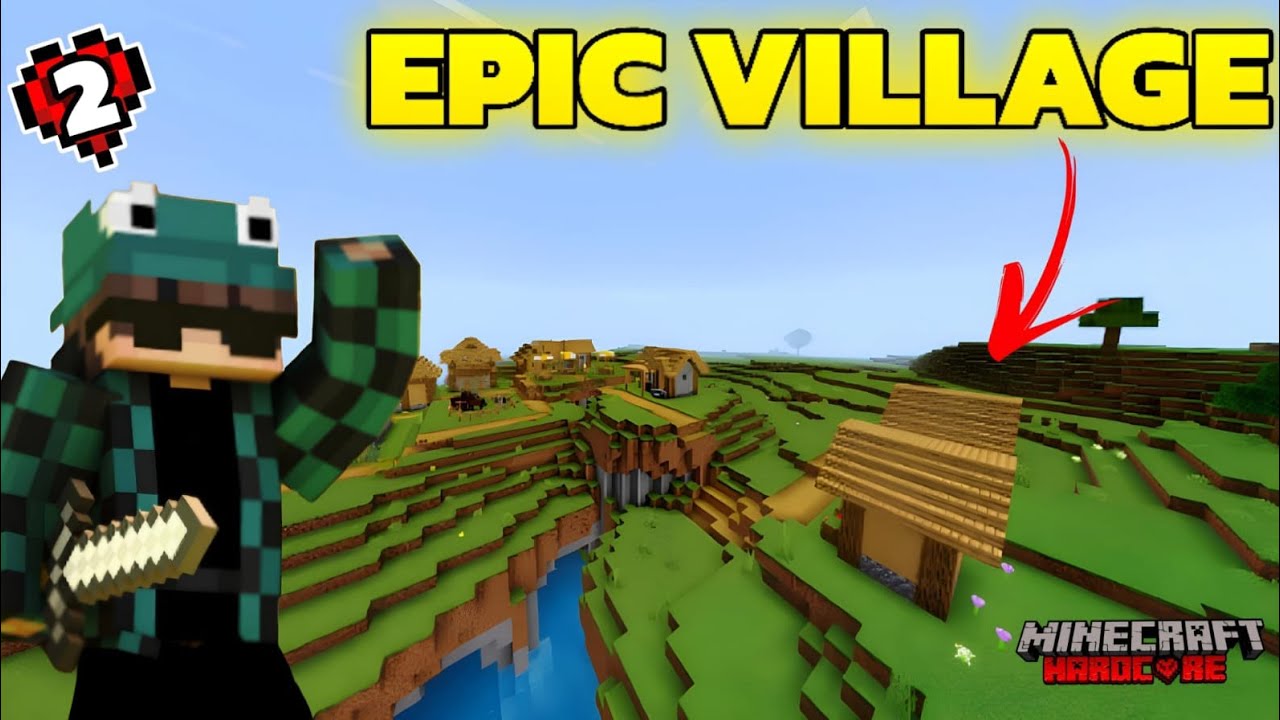 I Finally Found a Village in My Minecraft Hardcore World.. - YouTube