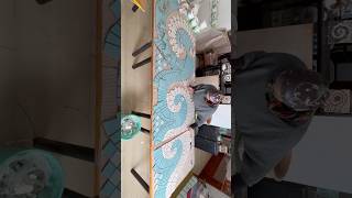 Bathroom Mosaic MASTERPIECE in the Making!