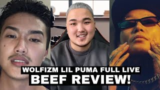 NEW BEEF: LIL PUMA VS WOLFIZM