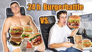 WER SCHAFFT MEHR BURGER IN 24 STUNDEN 🍔 I großer Bruder vs. kleiner Bruder *über 20.000 Kalorien*