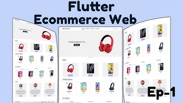 Flutter Ecommerce Web | Ep-1 | Flutter Ecommerce Website | Flutter Web | Flutter Responsive Website