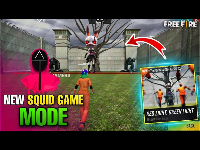 You can now play Squid Game's Red Light Green Light in Free Fire