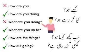 How do you say I hope you are (doing) well. in Urdu?