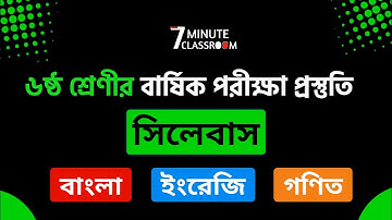 Class 6 Annual Exam Syllabus 2021 | ৬ষ্ঠ শ্রেণীর বার্ষিক পরীক্ষার সিলেবাস | Bangla English Math
