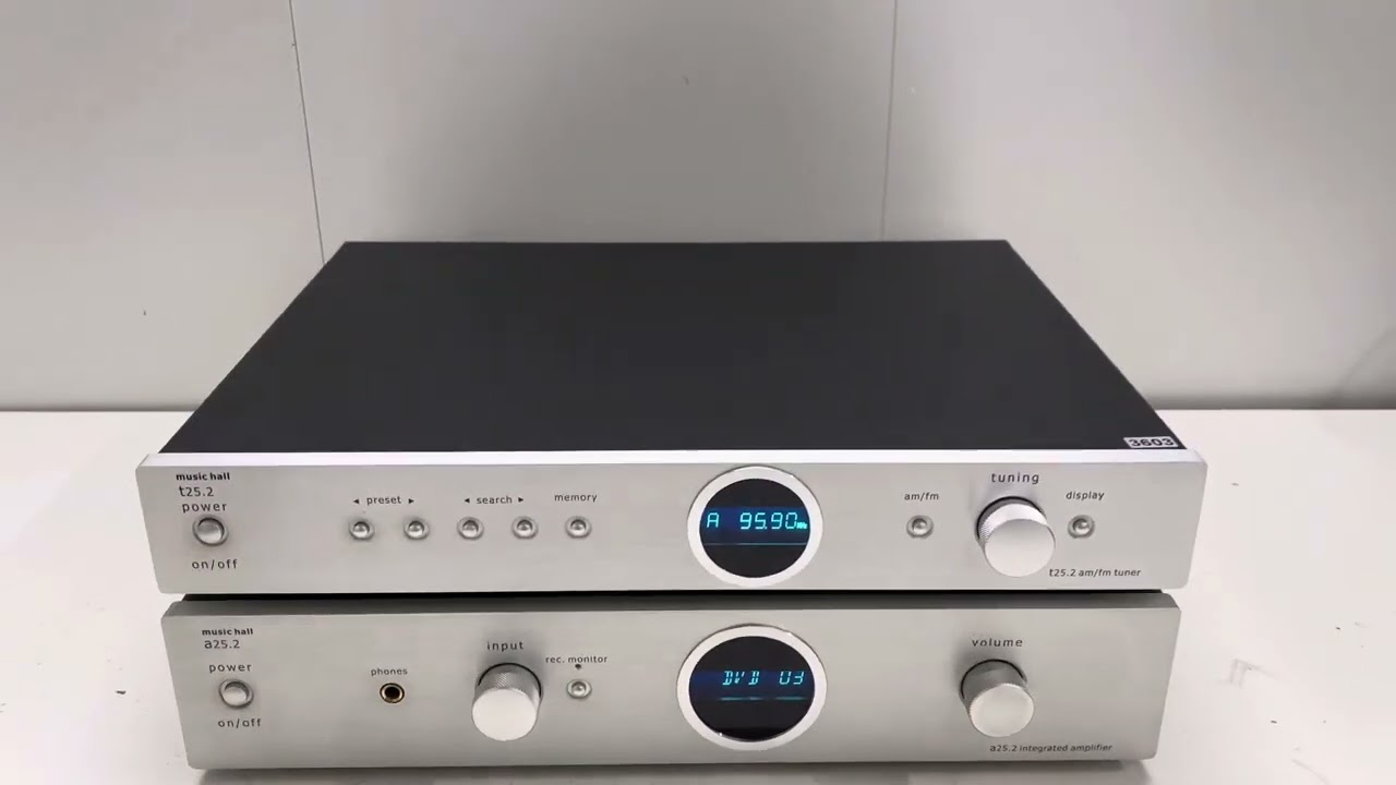 Music Hall A25.2 Amplifier - T25.2 Tuner - Stereo Set - YouTube