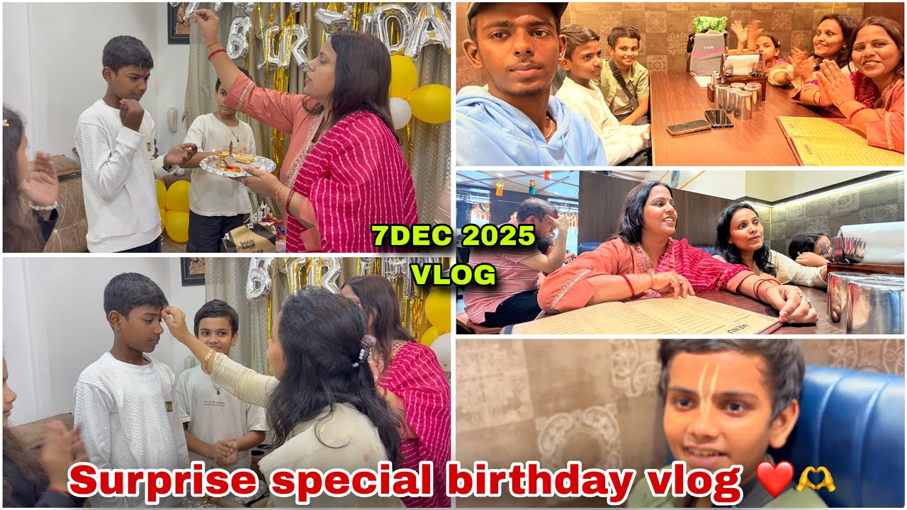 Surprise special birthday vlog❤️🫶