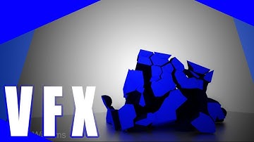 Blender - Fracture Smoke Block Collapse - VFX