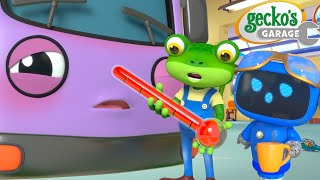 Gecko's Best Episodes | Bobby The Bus Is Sick | Kids Cartoons