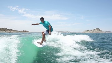 Connor Burns Pro Wakesurfer Kanuk Wakesurf board Action Ride Co Promo