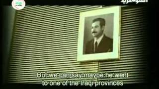 القرارالاخير4 : الرئيس صدام حسين اثناء يوم سقوط بغداد