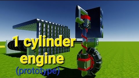 Simple 1 Cylinder engine in Evertech Sandbox (prototype)