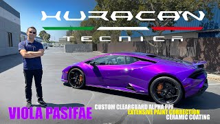 2023 Lamborghini Huracan Tecnica (Viola Pasifae) | Custom Full Body PPF + Coating