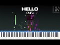 Hello  omfg epic piano tutorial  eliab sandoval