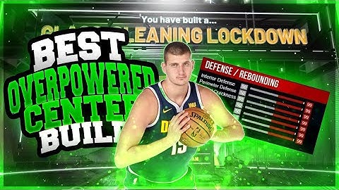 The BEST MOST UNDERRATED Center Build (NBA 2K20)