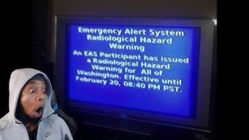 Reacting To Rare & SCARY Disturbing EAS Alerts Explained!