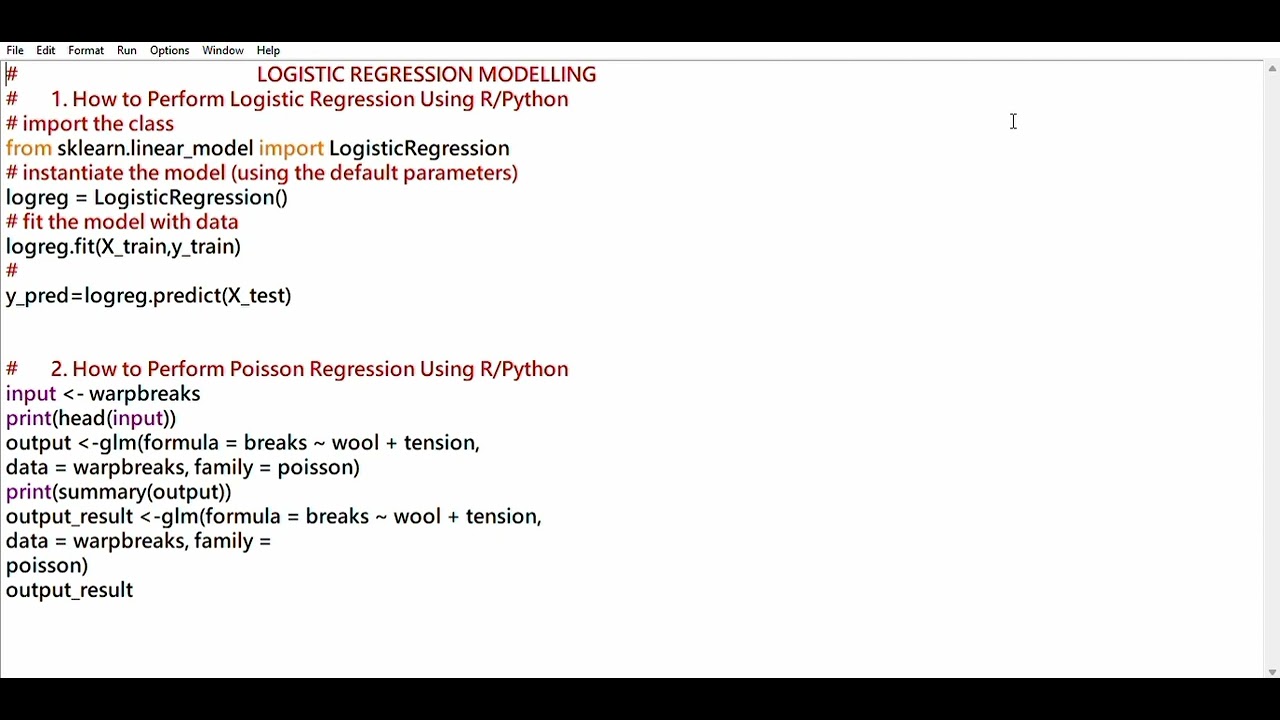 Logistic regression modelling in Data Science using python - YouTube
