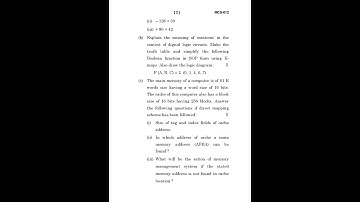 MCS - 012  DECEMBER 2020 QUESTION PAPER 