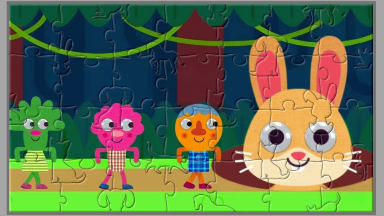 It's A Rabbit (Walking In The Forest) | Puzzle | Nursery Rhymes | Noodle & Pals