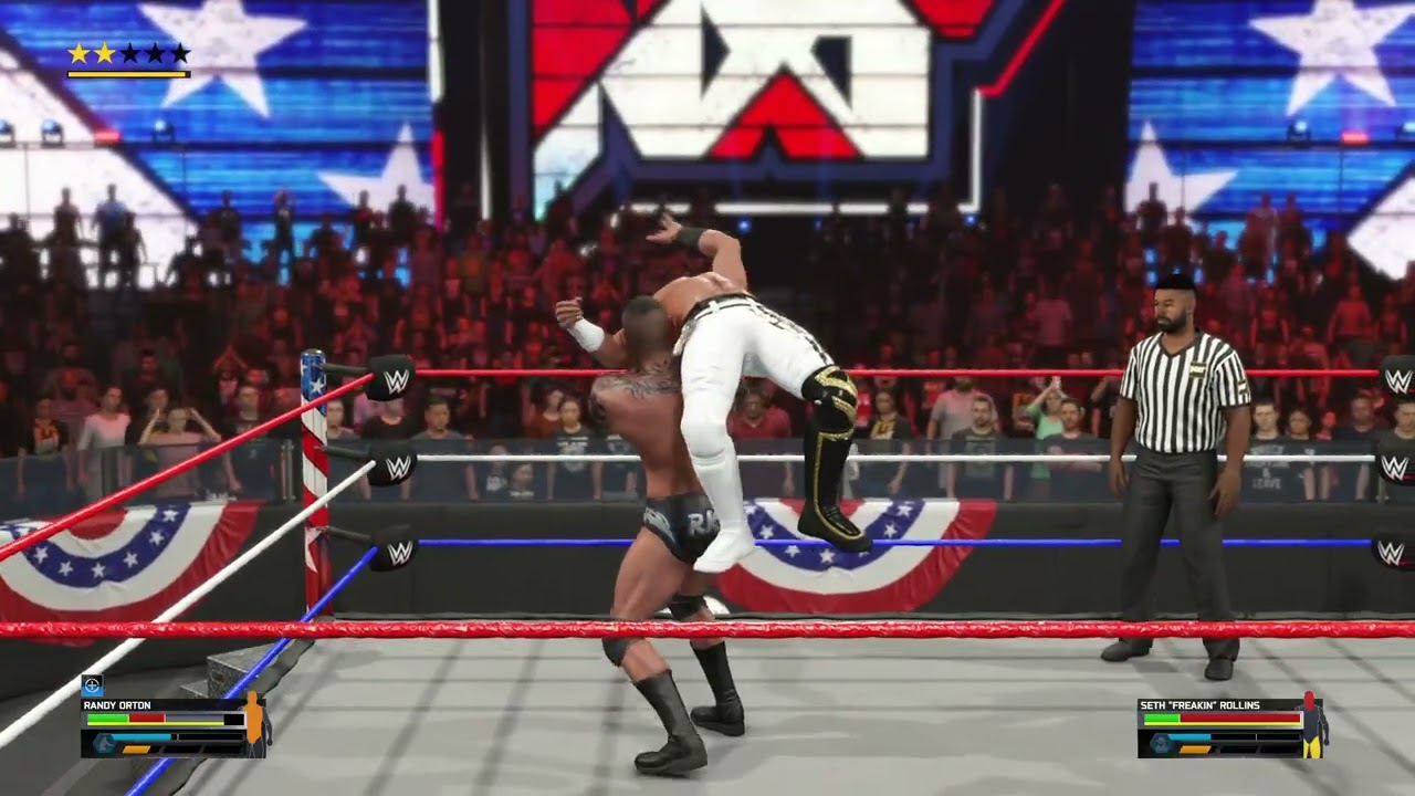 Randy Orton vs Seth Rollins – EPIC SHOWDOWN | WWE Gameplay