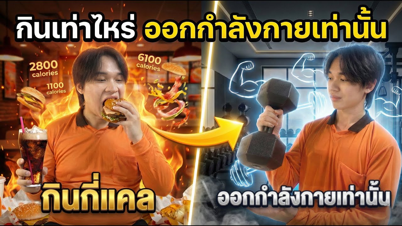 กินกี่แคลอรี่...ออกกำลังกายเท่านั้น!!