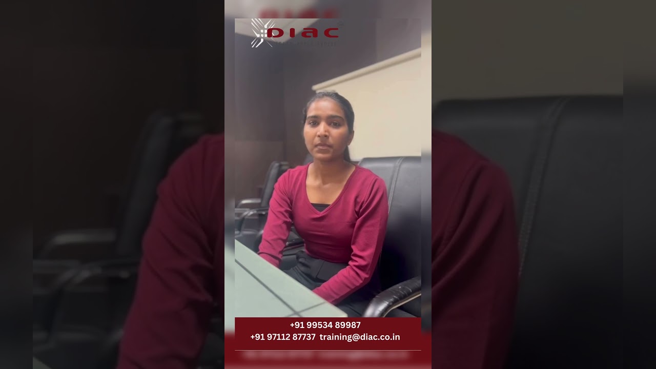 DIAC Journey of Priyanshi. How PLC, SCADA, HMI Automation Training in DIAC secured his career!