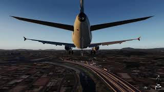 RJFF(FUK) VISUAL APPROACH RWY34 (Day)