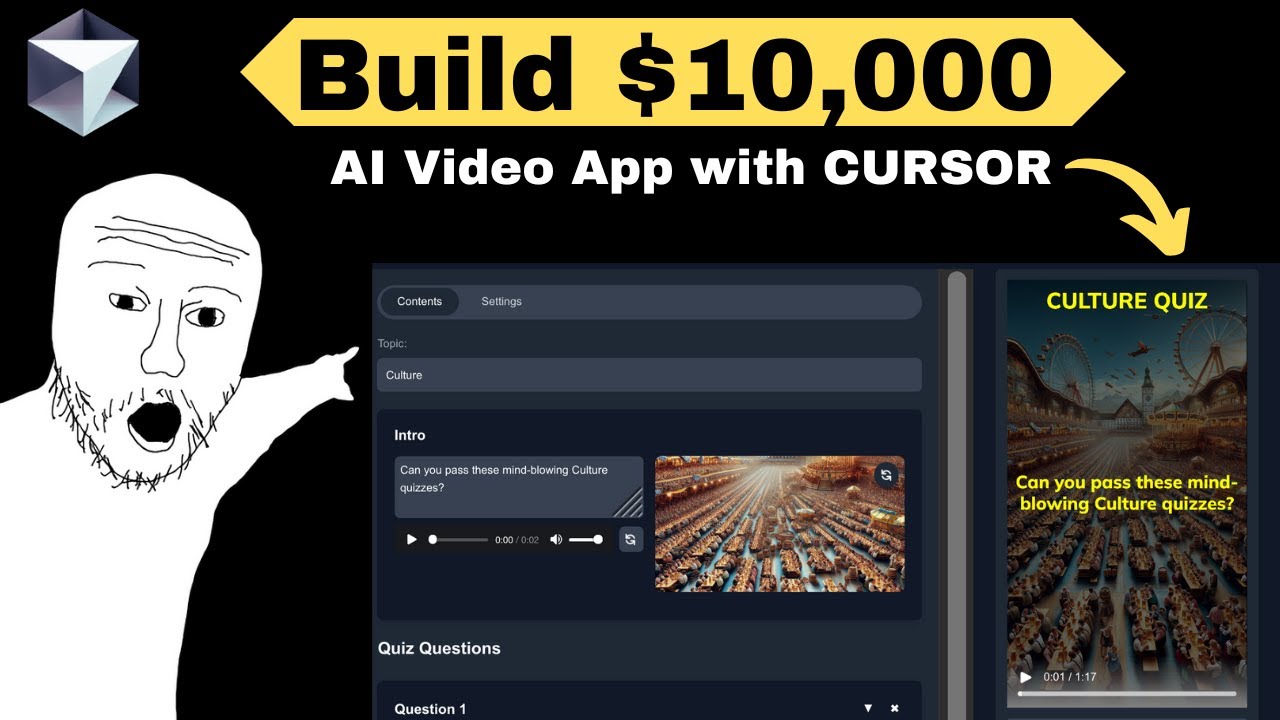 How to Build an AI Video SaaS App with Cursor AI, vO, Next.js, and ...
