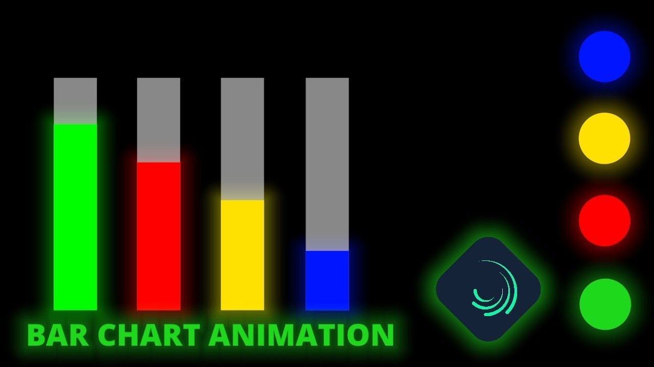 "How to Make Bar Chart Animation in Alight Motion | Easy Tutorial ...