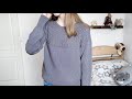 Женский теплый свитер спицами без швов Круглая кокетка Мастер класс Knitting Sweater Pattern