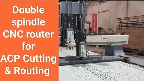 Large size CNC router for ACP Routing