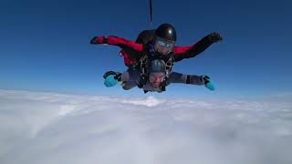 SURPRISE SKYDIVE FROM THE MRS | SUE RYDER CHARITY