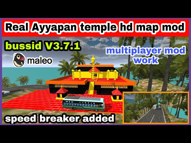 New hd ayyapan temple map mod for bussid v3.7.1 # bussid v3.7.1 ayyapan temple mountain map mod class=