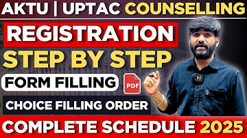 How to Fill AKTU Counselling 2025 Registration Form & Choice filling✅|UPTAC Counselling Step by Step