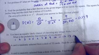 Algebra 2 Chapter 10 practice test #7 12