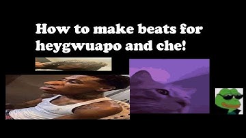 How To Make HARD Beats For HEYGWUAPO And CHE (FL STUDIO TUTORIAL!)