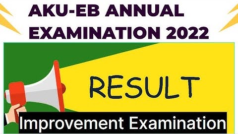 AKUEB 2022 Result | Date