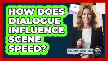 How Does Dialogue Influence Scene Speed?