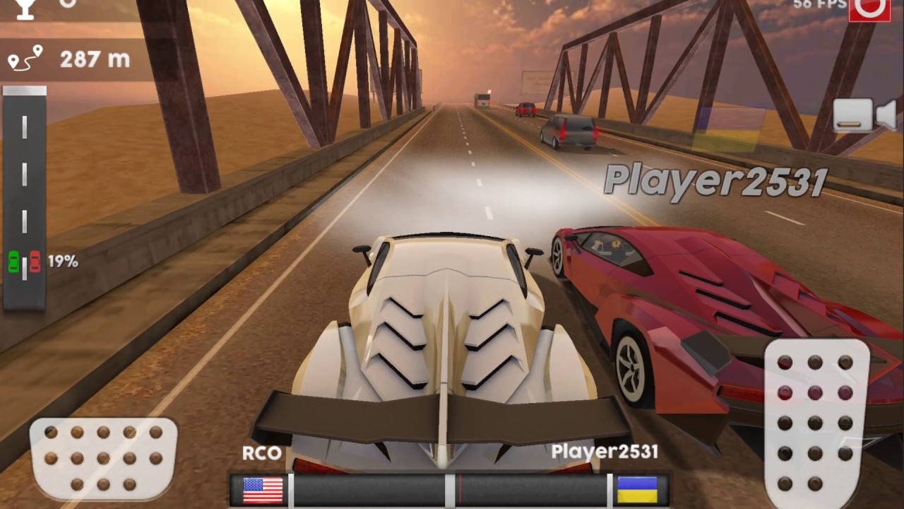 CAR RACING ONLINE TRAFFIC YouTube
