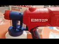 Emtop Electric Spray Machine 450W (ESGN35001) 03325812474 WhatsApp